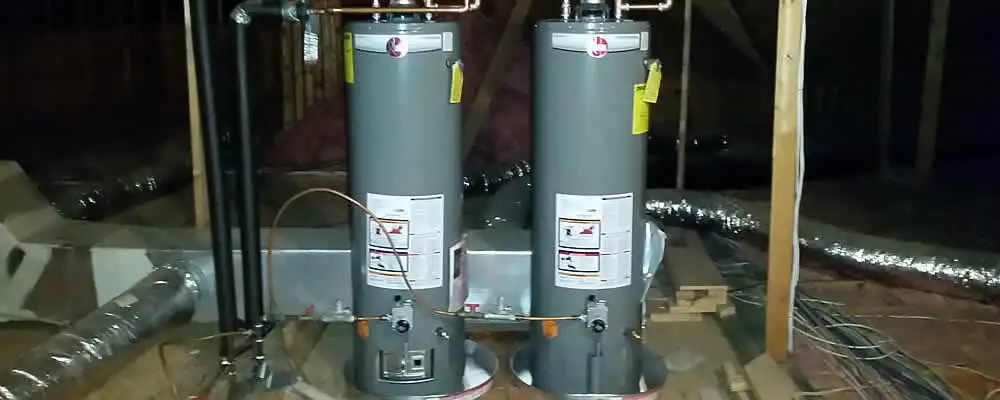 Tankless water heater installation for home hot water in Overland Park, KS
